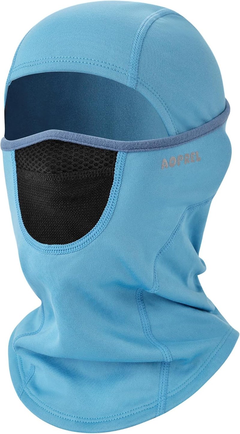 AOPREL Kids Balaclava Ski Mask with Breathable Holes, Windproof Fleece Full Face Mask for Cold Weather Boys Girls - Image 1